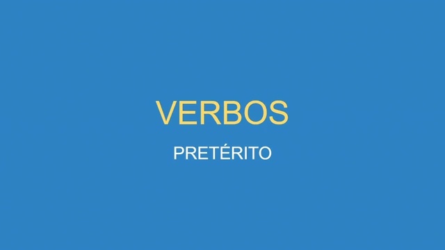 Pretérito-Conjugación y palabras de tiempo en pasado